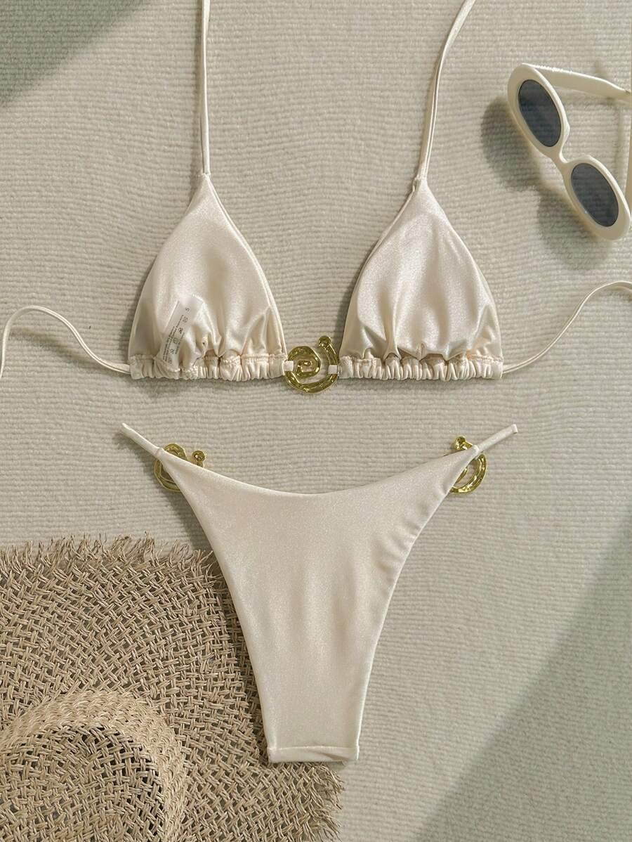 beżowa góra od bikini
