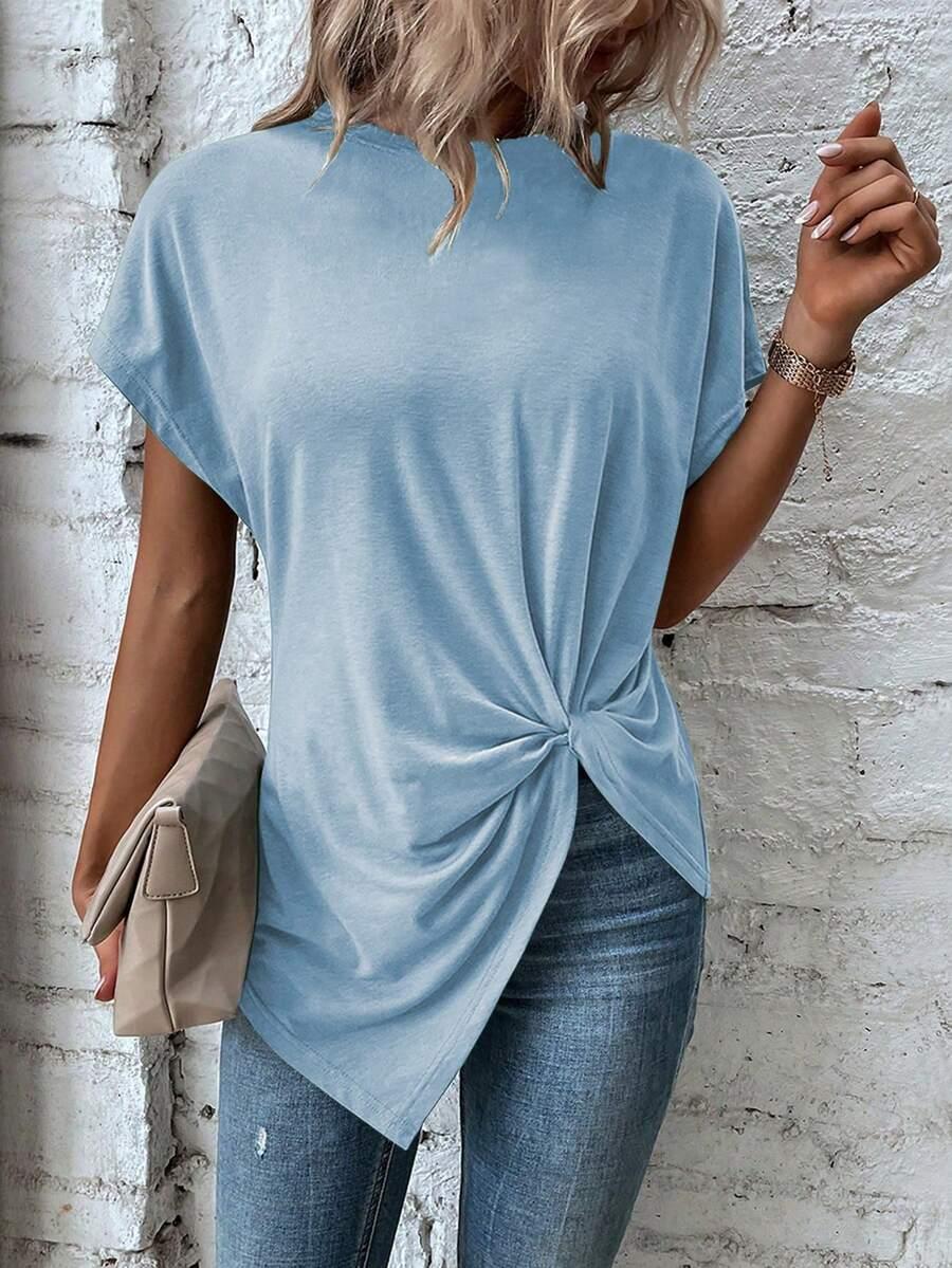 NIEBIESKA BLUZKA CASUAL