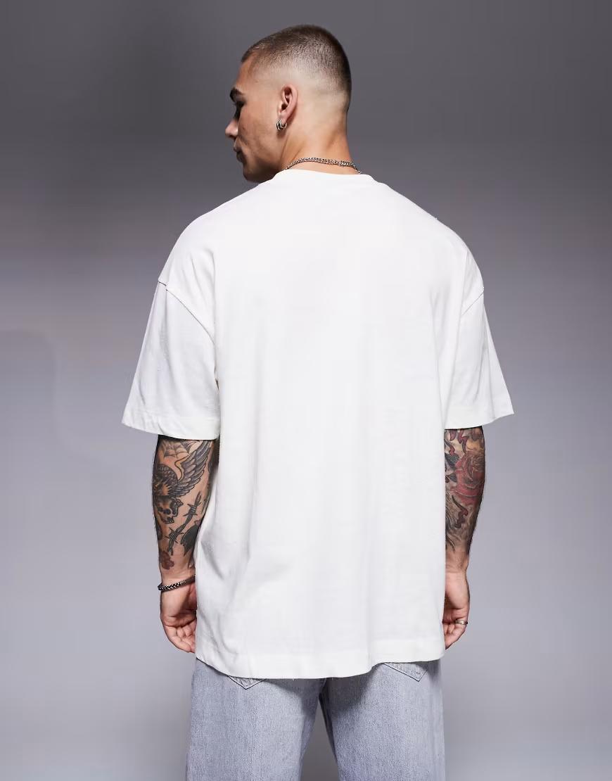 KREMOWY T-SHIRT BASIC