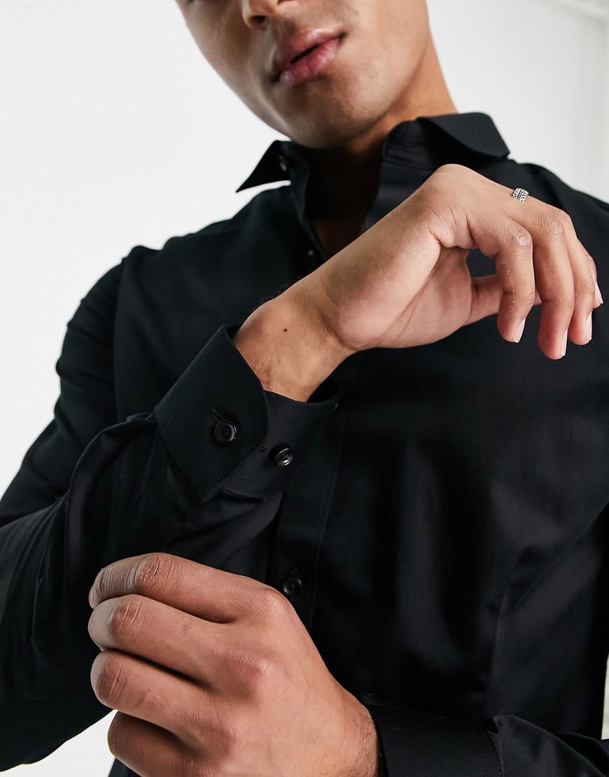 CZARNA KOSZULA SLIM FIT