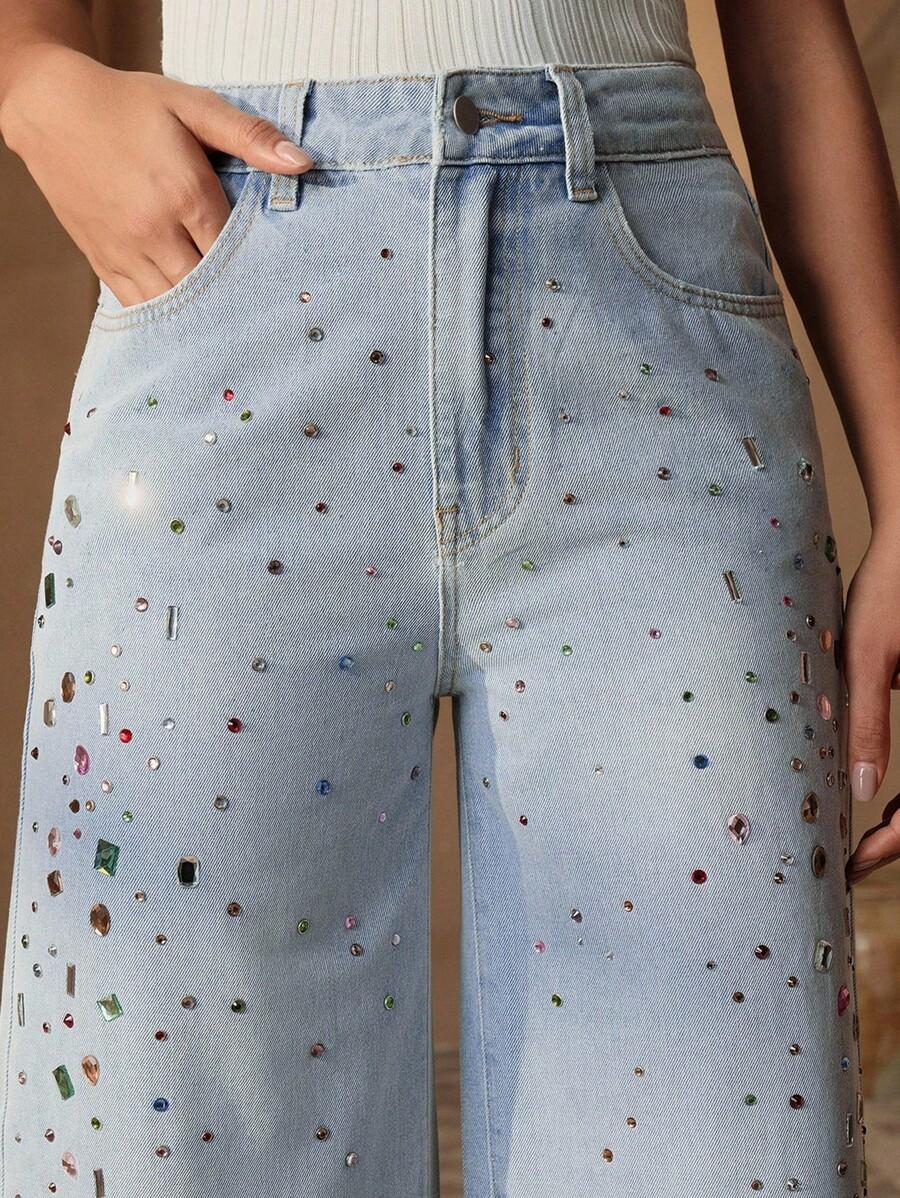 proste spodnie jeans