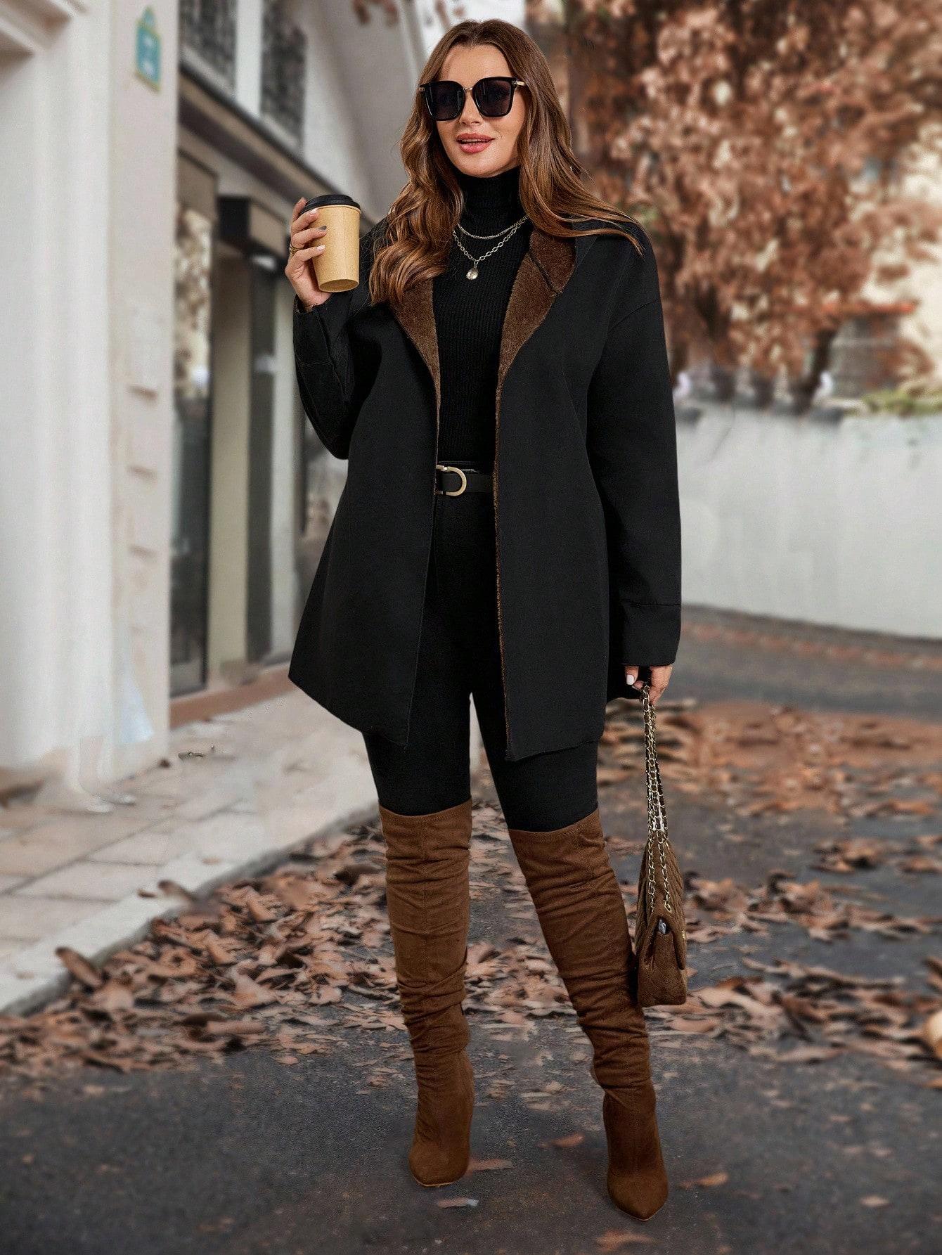 czarna narzutka casual