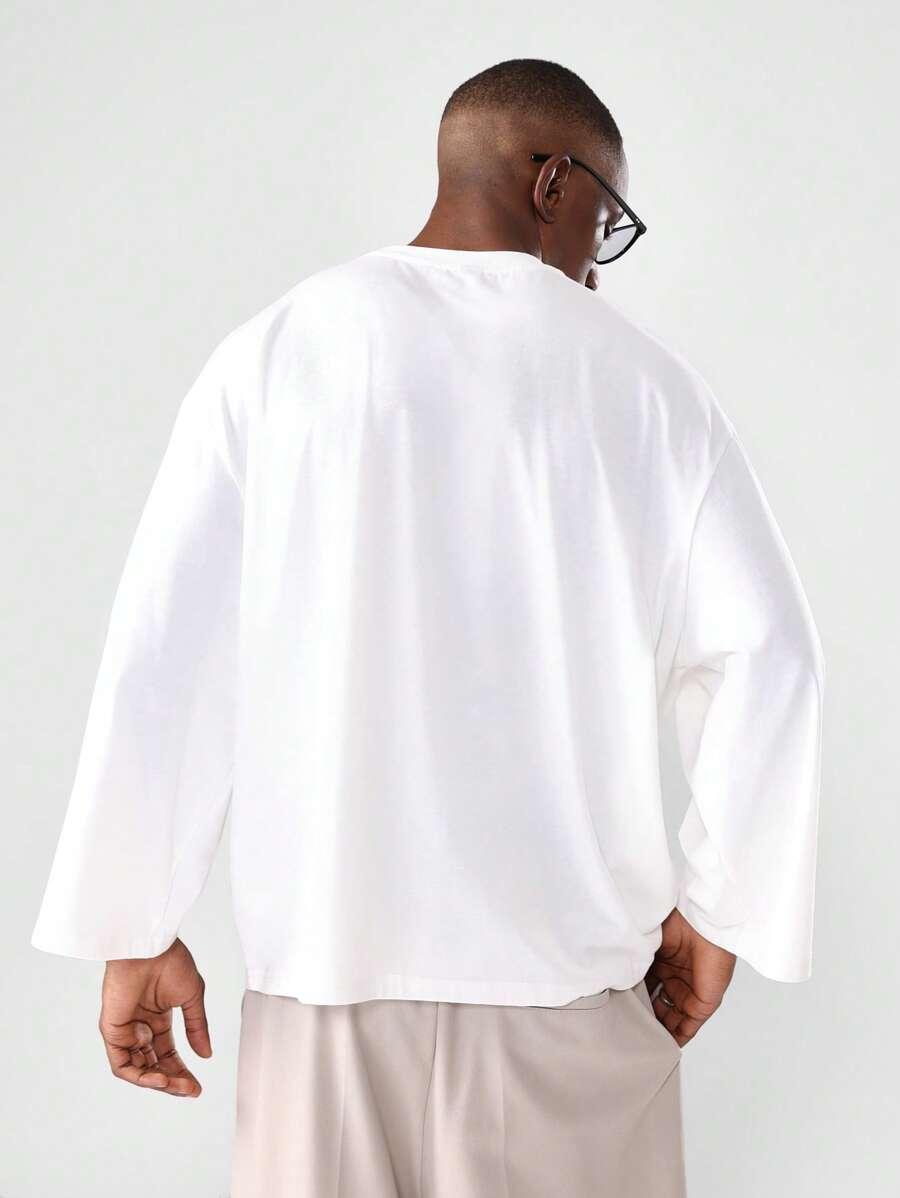 T-SHIRT MĘSKI Z DŁUGIM RĘKAWEM