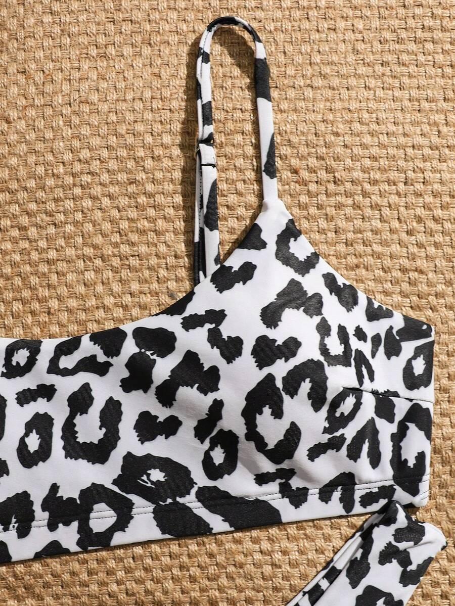 góra od bikini animal print