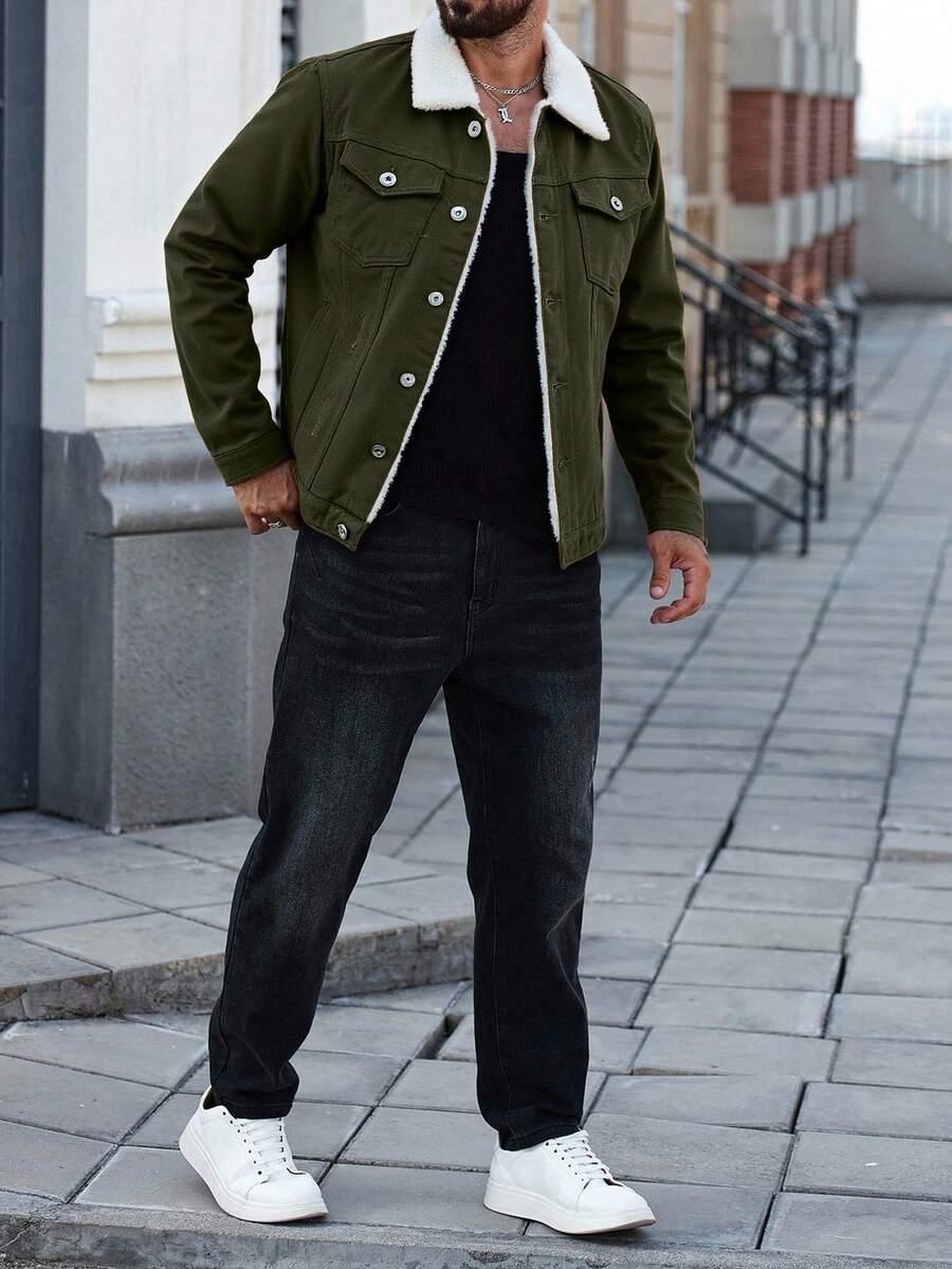 zielona kurta kieszenie