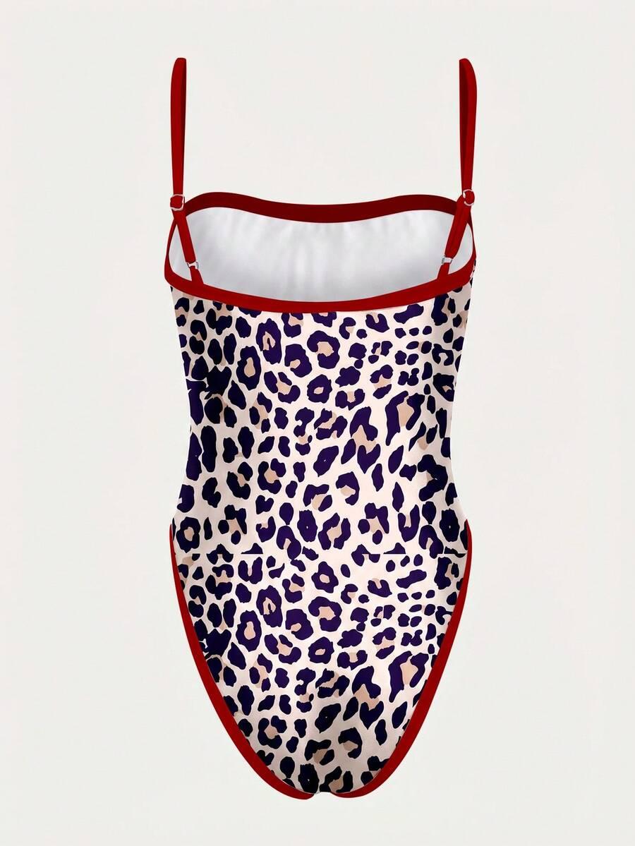 jednoczęściowy STRÓJ kąpielowy animal print