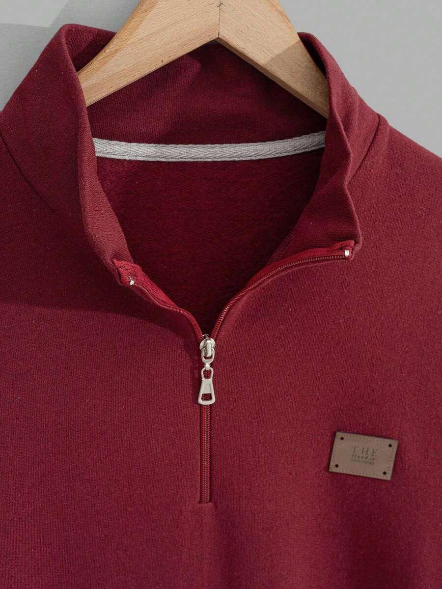 bordowa bluza zip