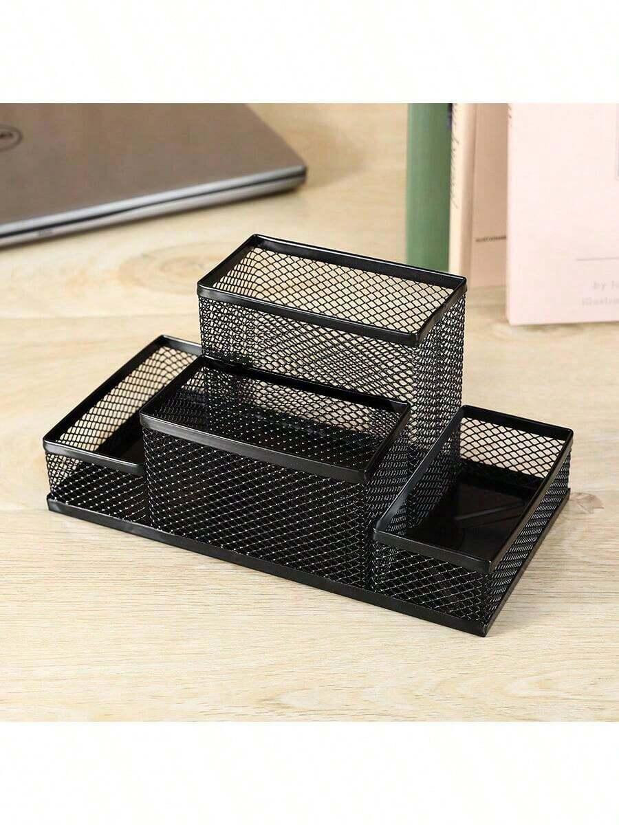 czarny organizer na biuro