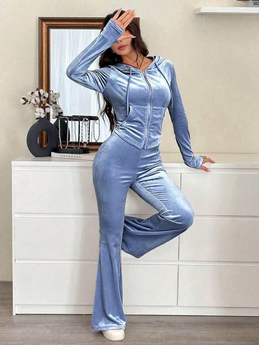 BLUZA SPODNIE KOMPLET DRESOWY