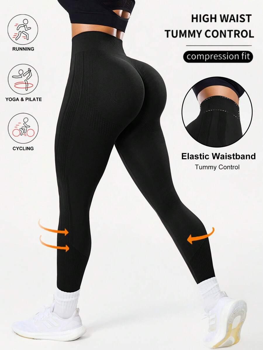 czarne sportowe legginsy