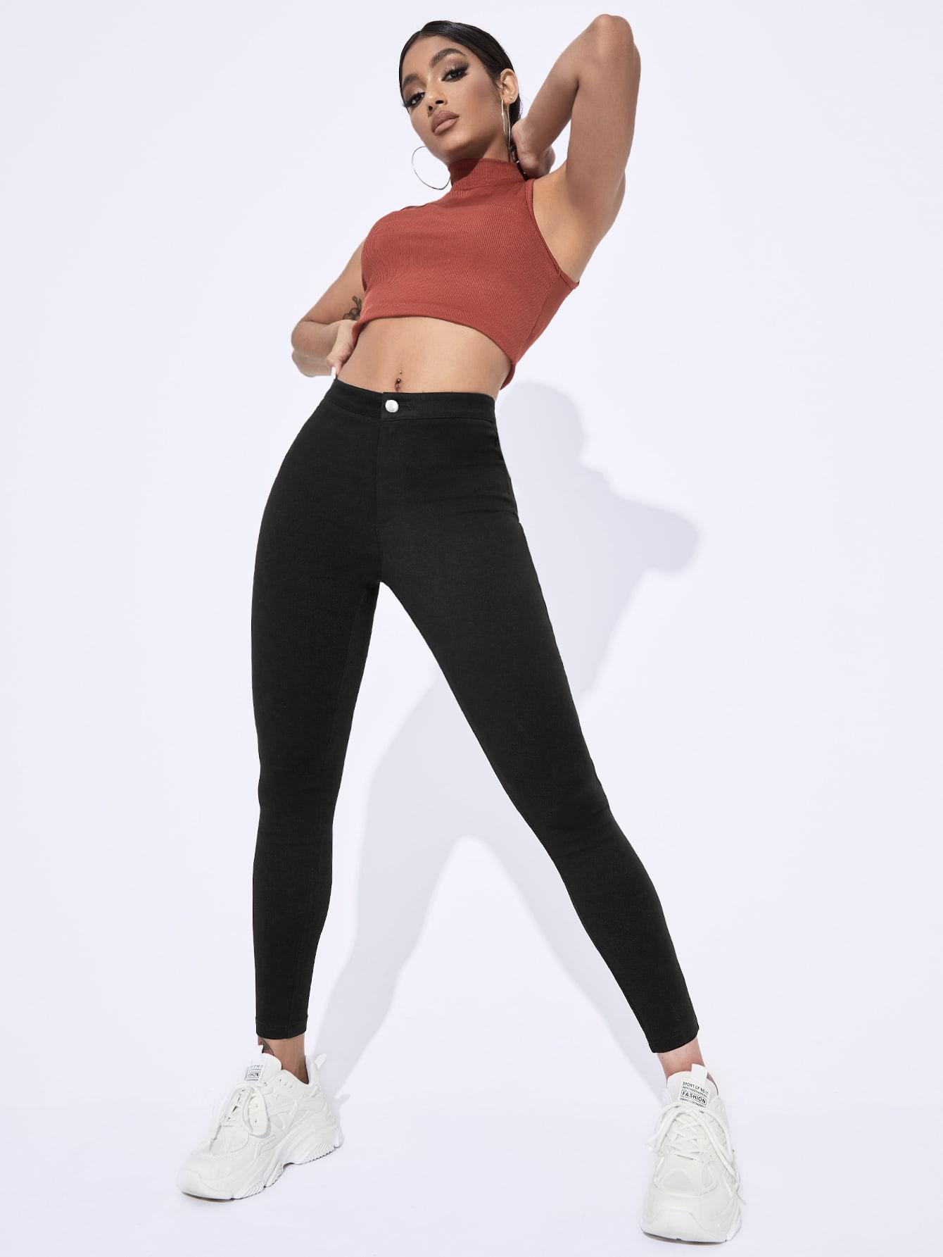 SPODNIE JEANS WYSOKI STAN