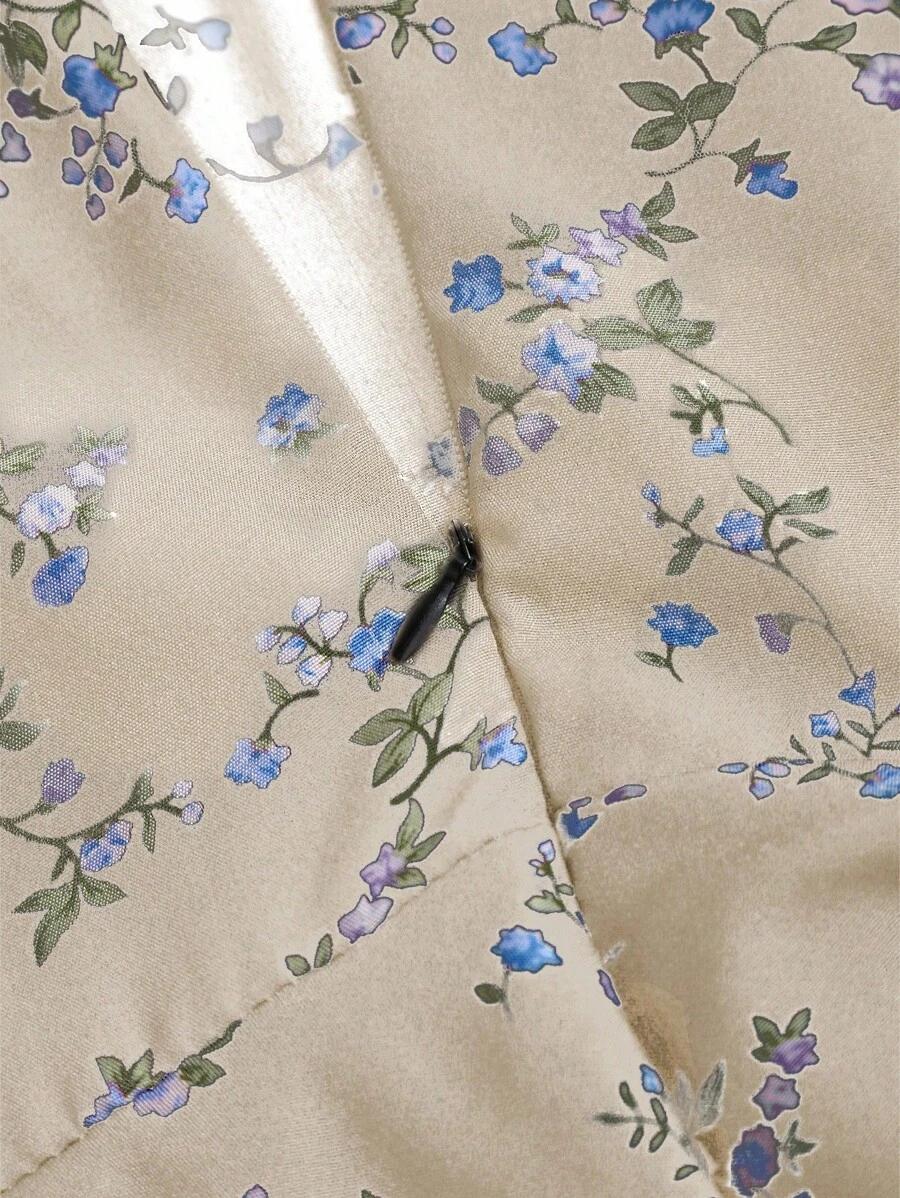 SUKIENKA KWIATY PRINT 