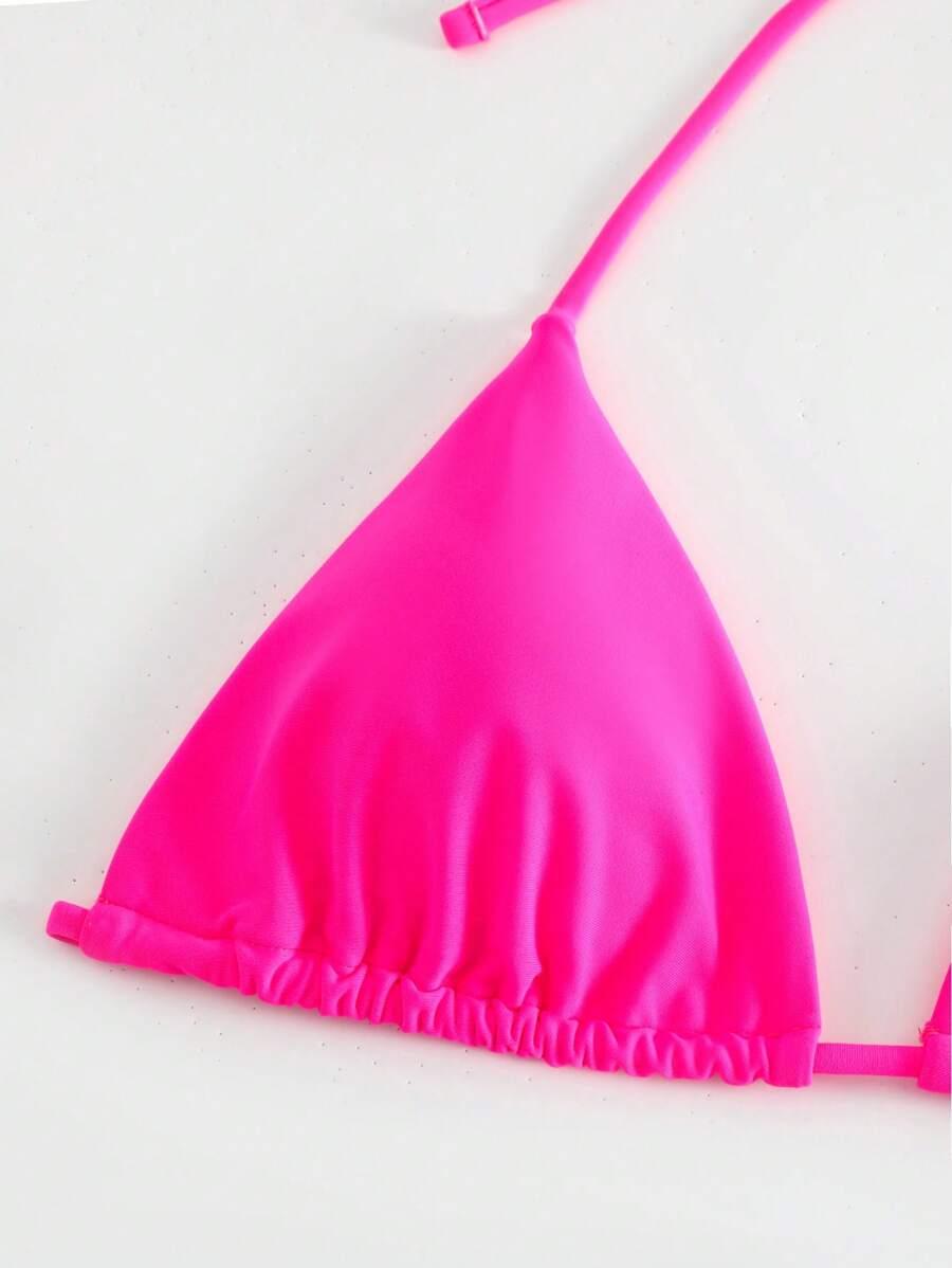 różowa góra od bikini