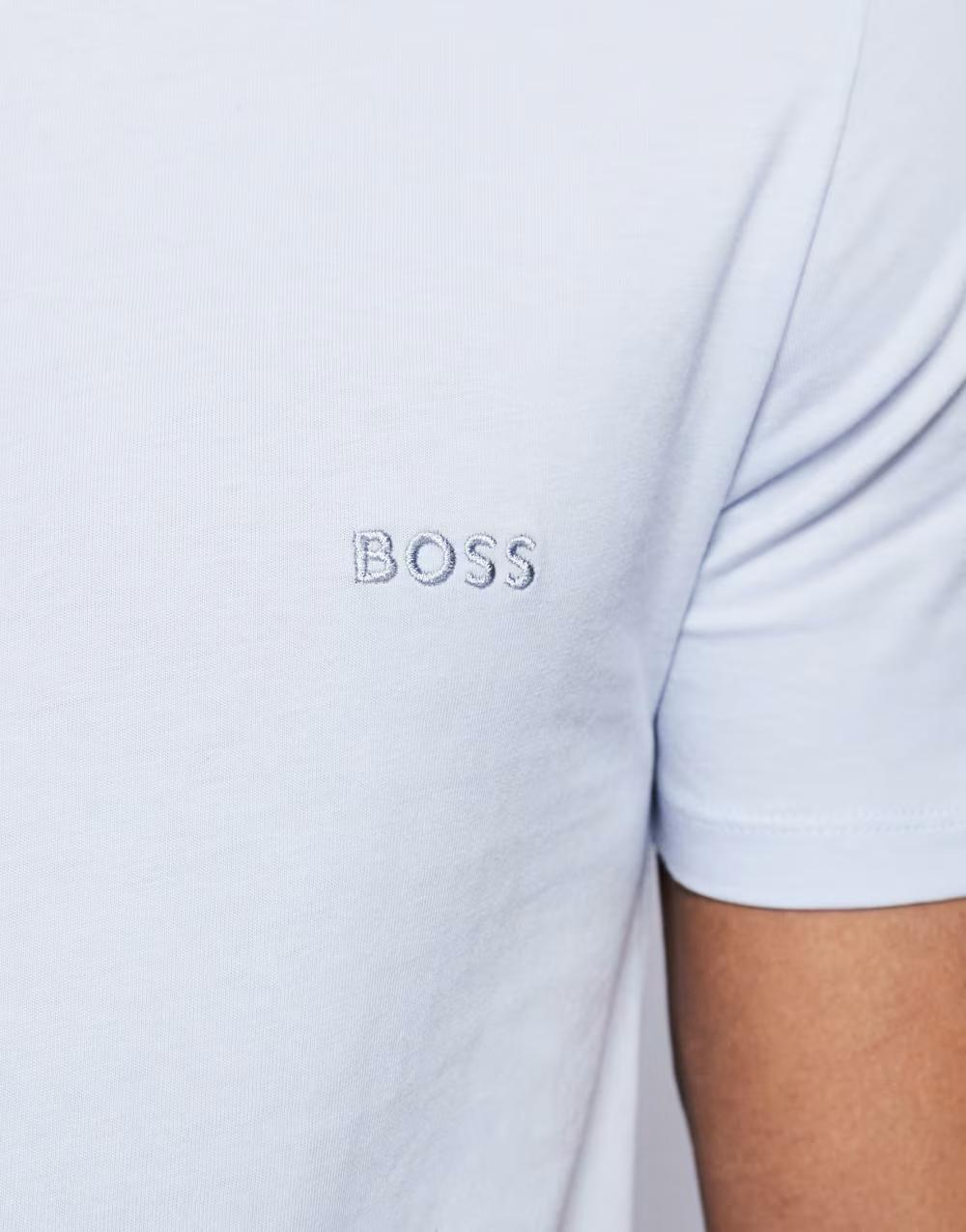 klasyczny bawełniany t-shirt okrągły dekolt logo 3-pack