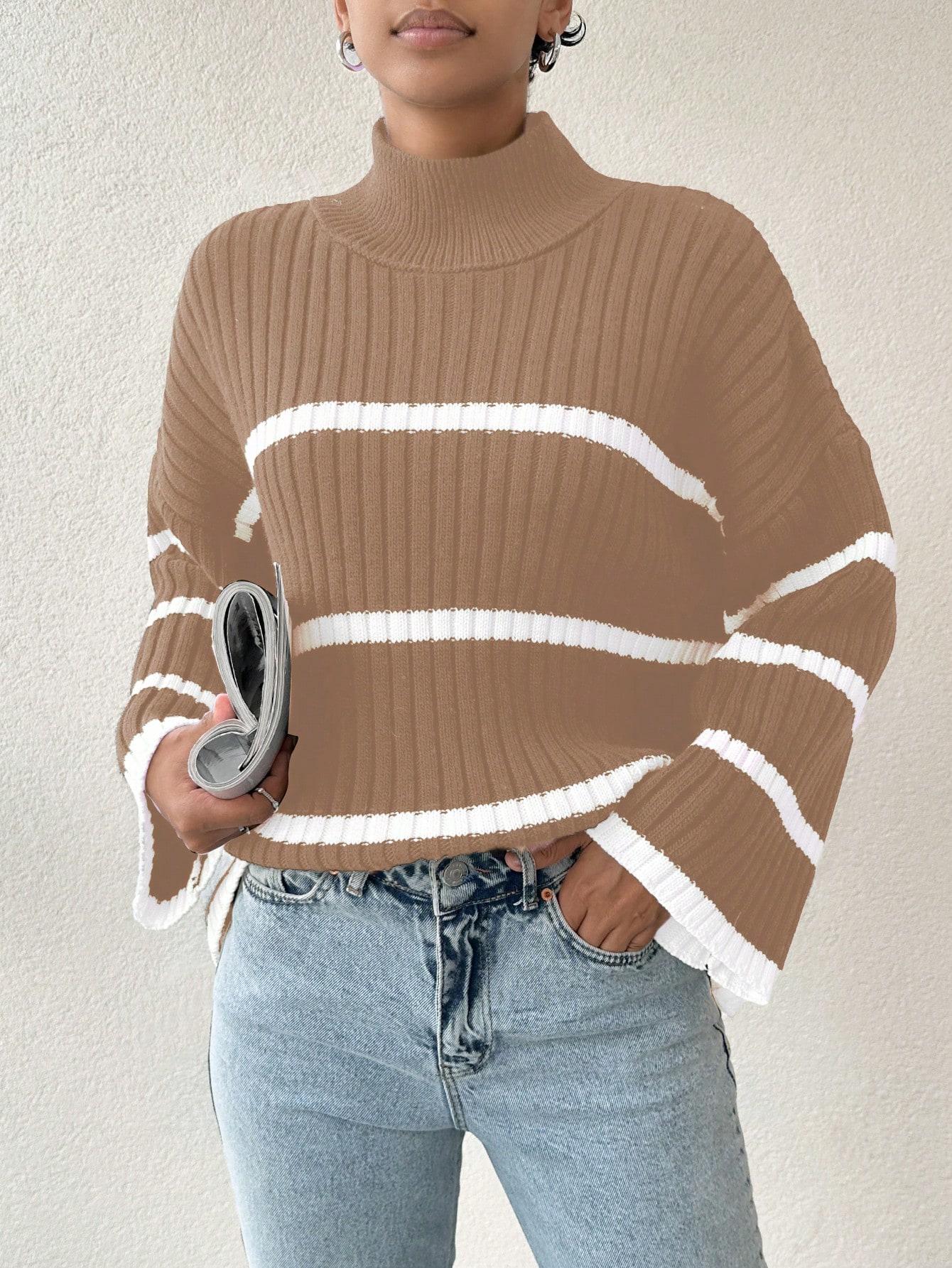 SWETER W PASKI Z GOLFEM 