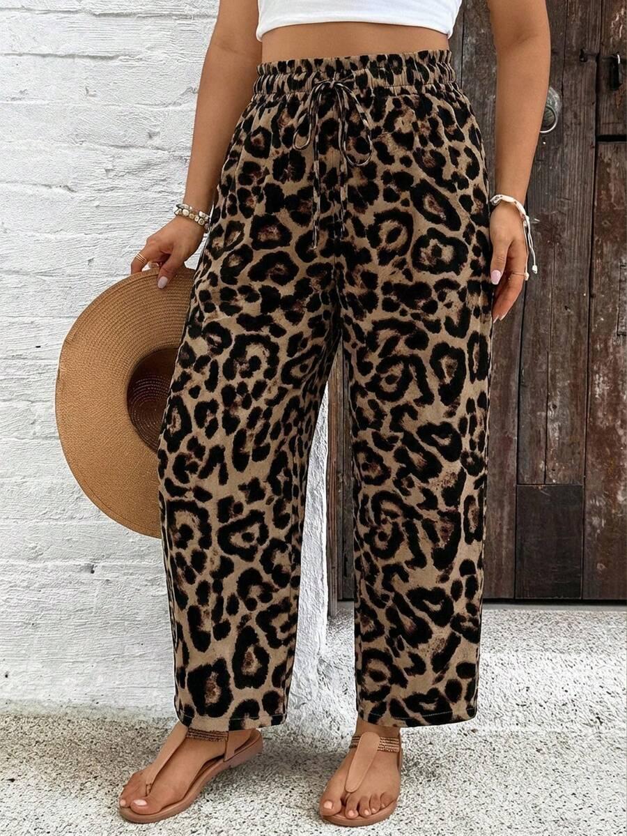 spodnie animal print