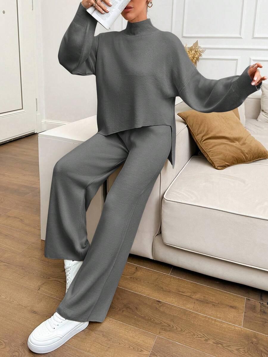 KOMPLET SWETER SPODNIE