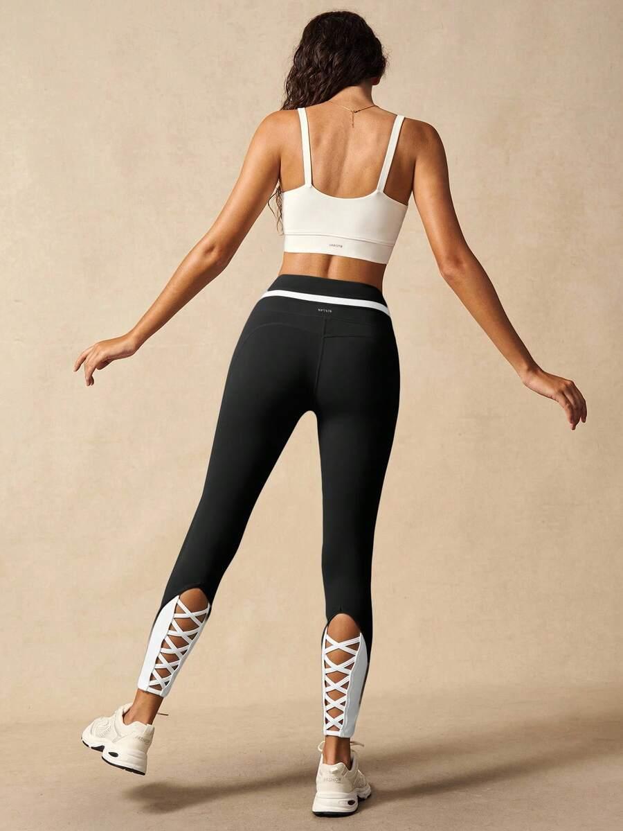 CZARNE LEGGINSY SPORTOWE