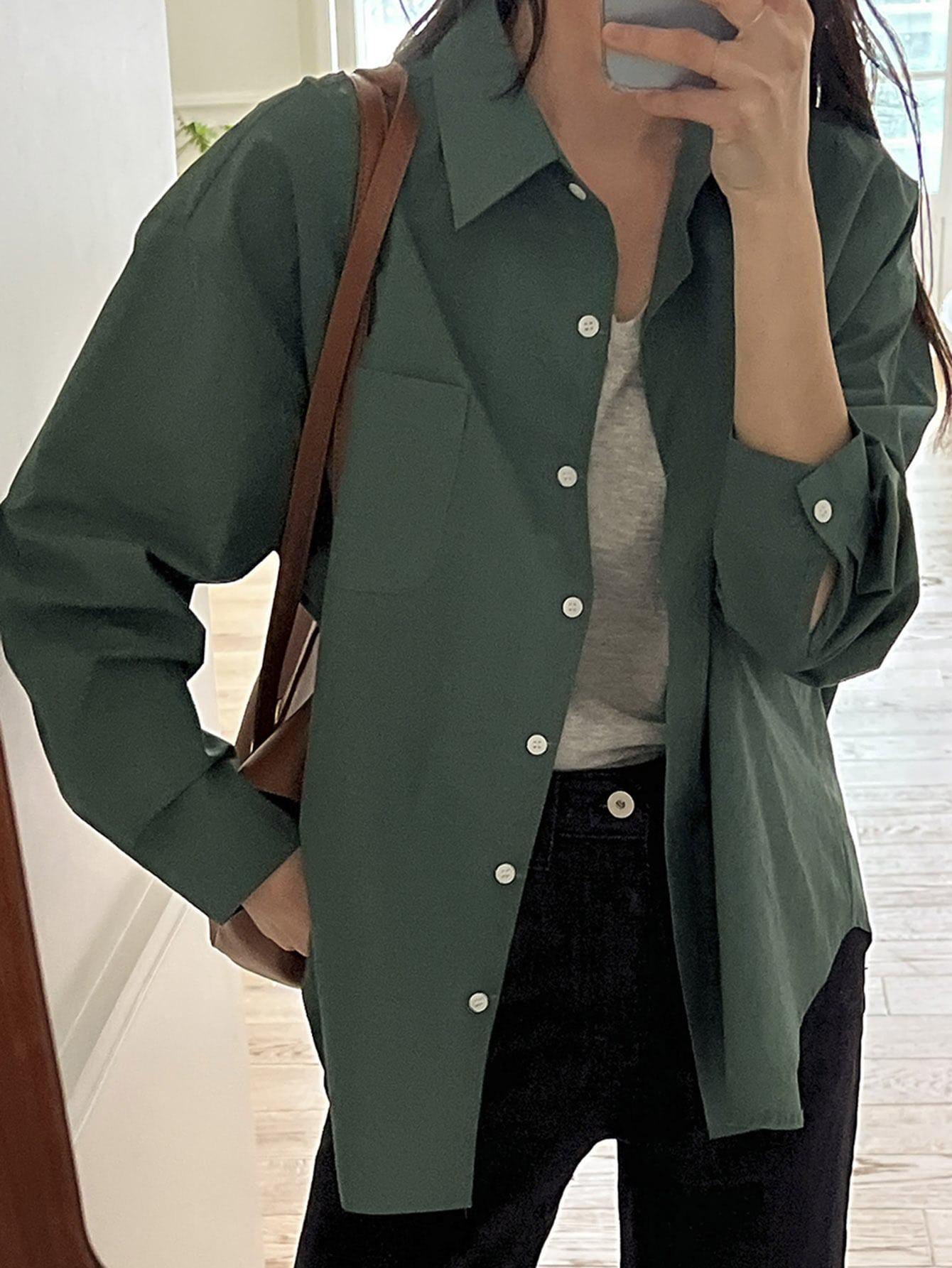 ZIELONA KOSZULA CASUAL 