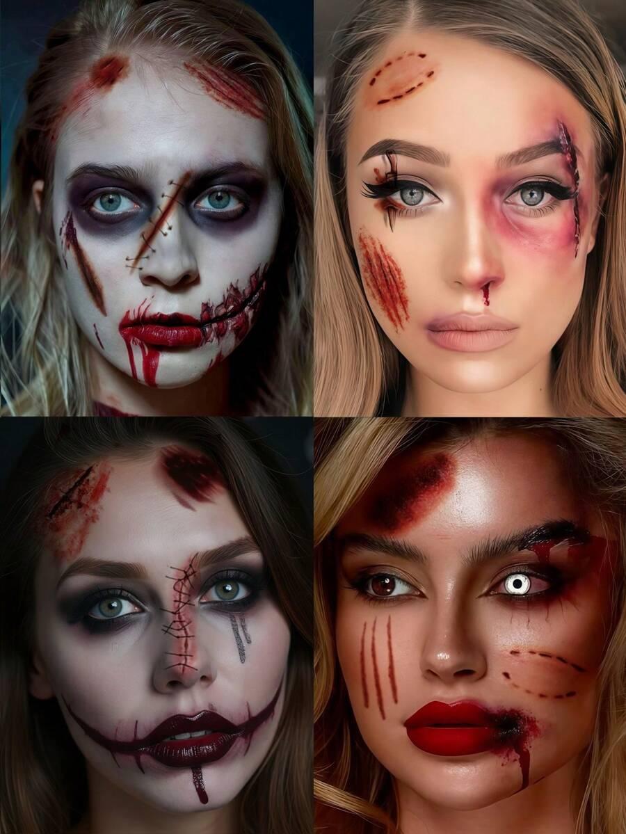 tatuaże zmywalne zombie