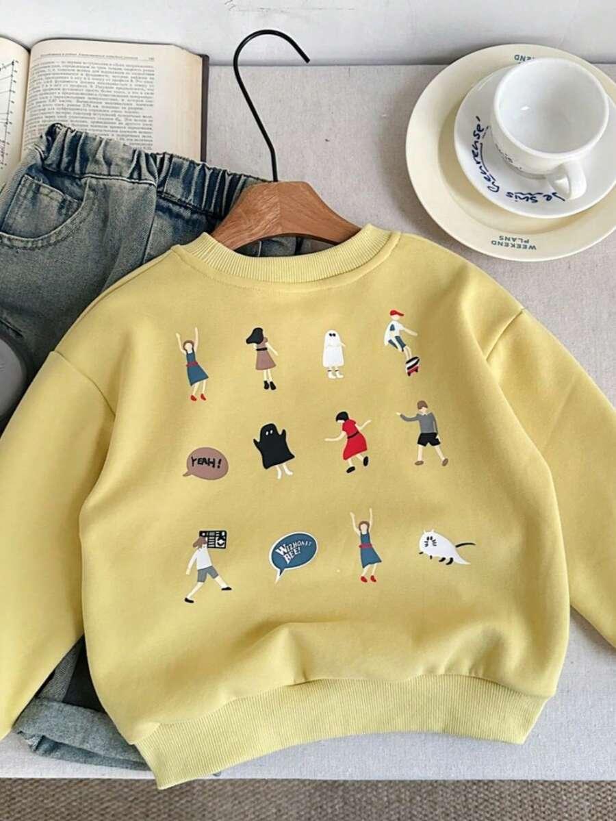 żółta bluza nadruk 