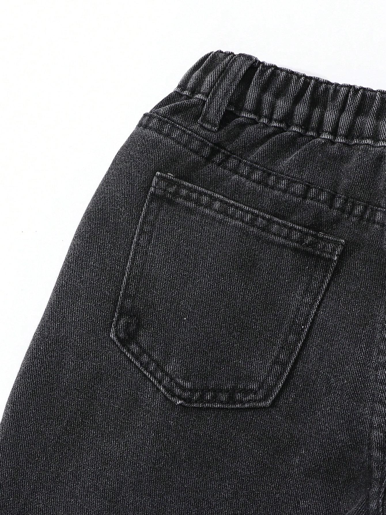 czarne spodnie jeans