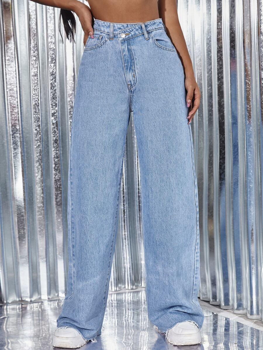 NIEBIESKIE SPODNIE JEANS
