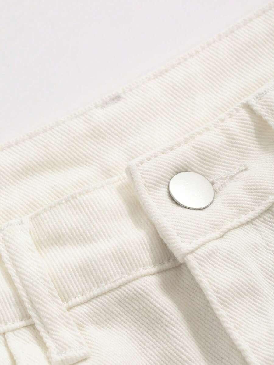 białe spodnie jeans 