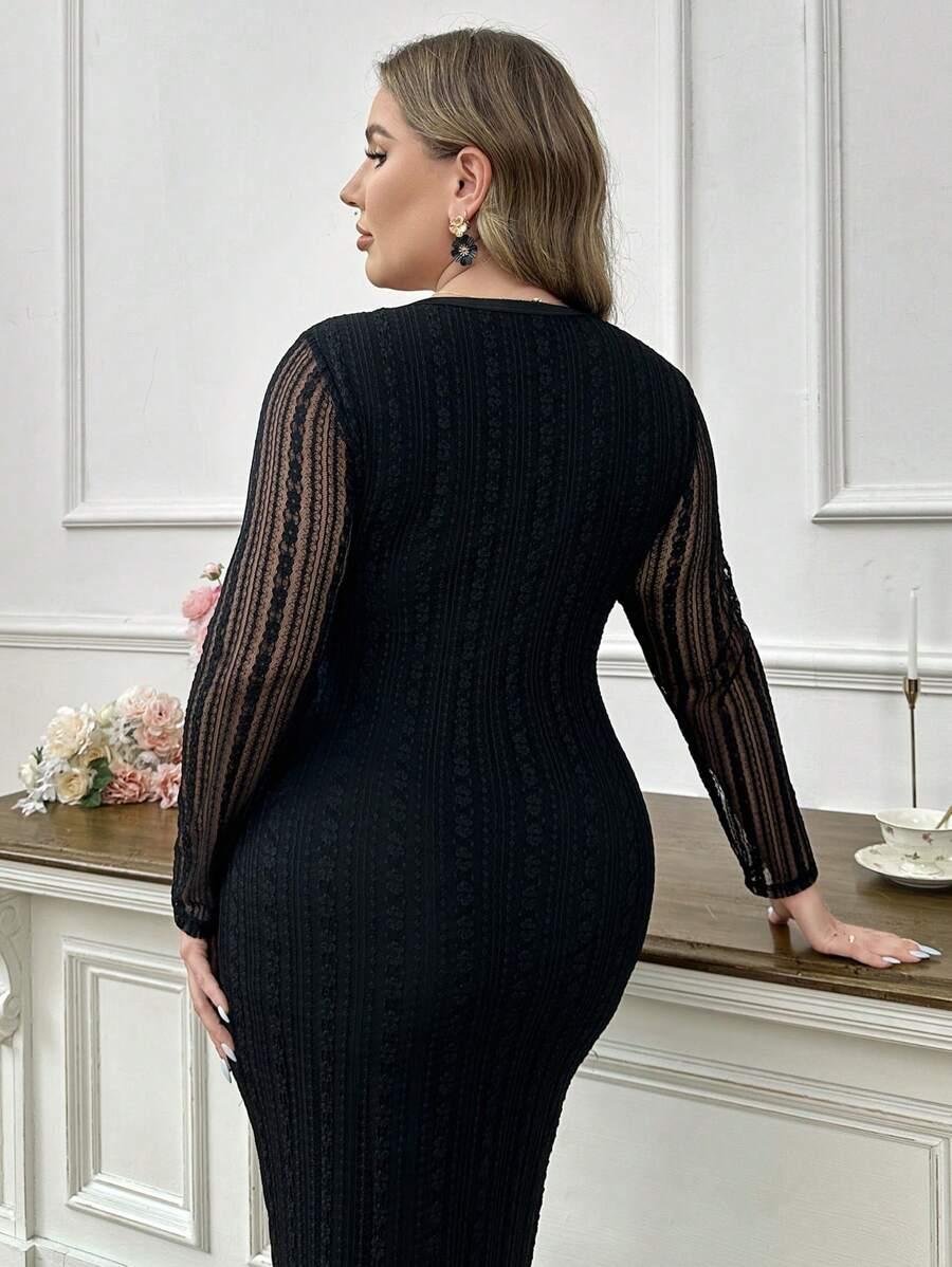 CZARNA MAXI SUKIENKA