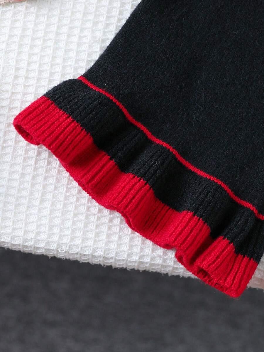 komplet sweter spodnie dzianina