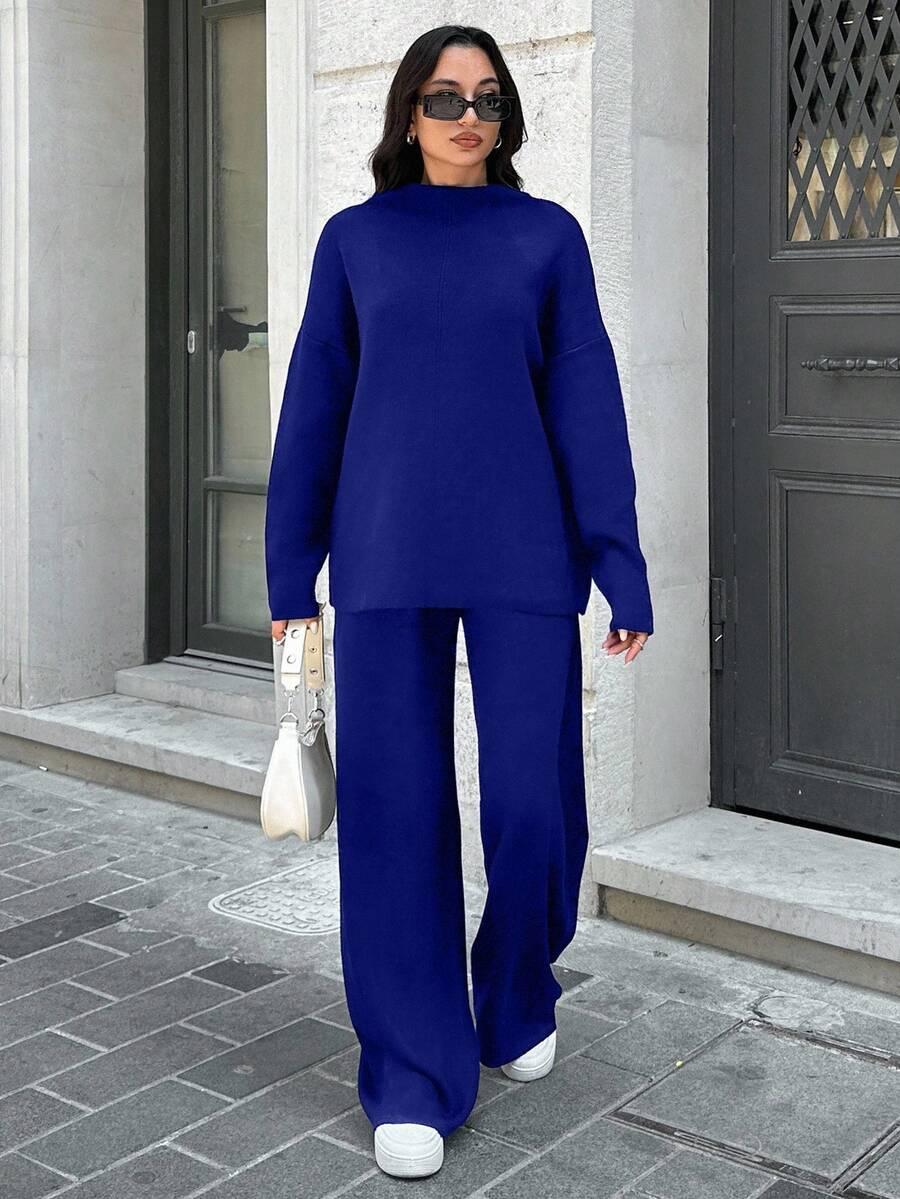 SWETER SPODNIE KOMPLET