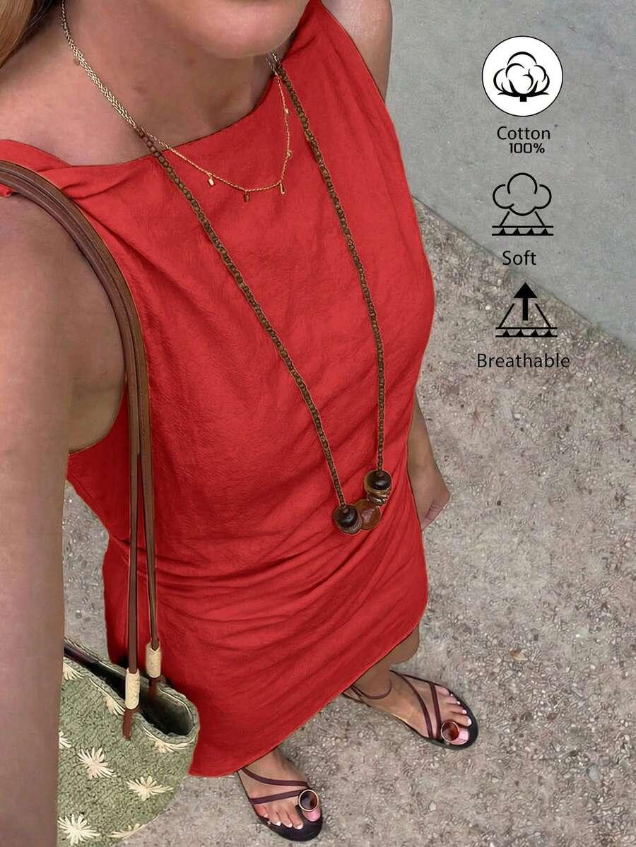 czerwona sukienka mini