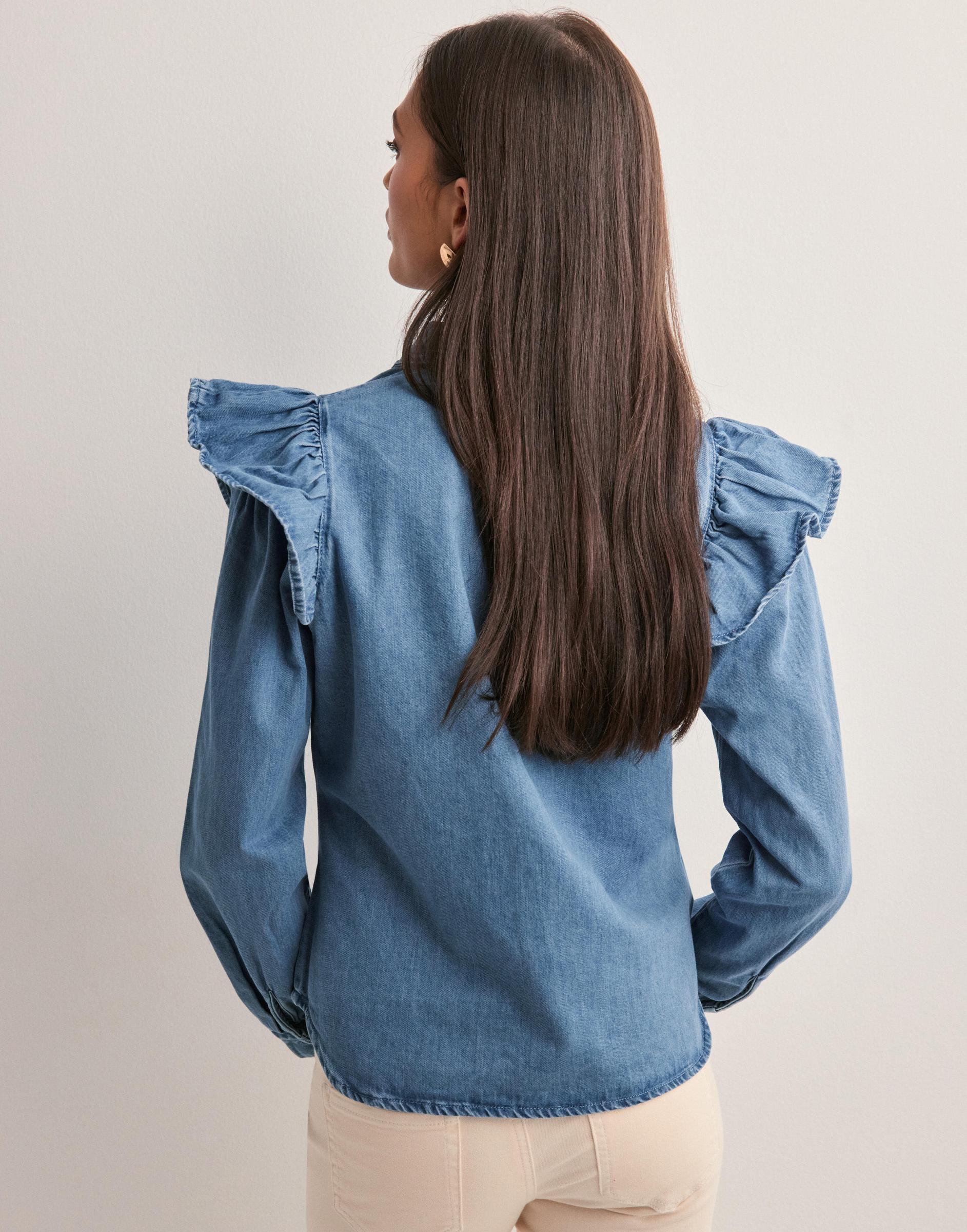 KOSZULA JEANS FALBANY GUZIKI