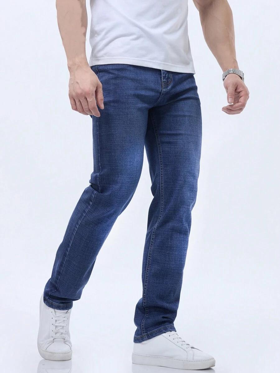 NIEBIESKIE SPODNIE JEANS