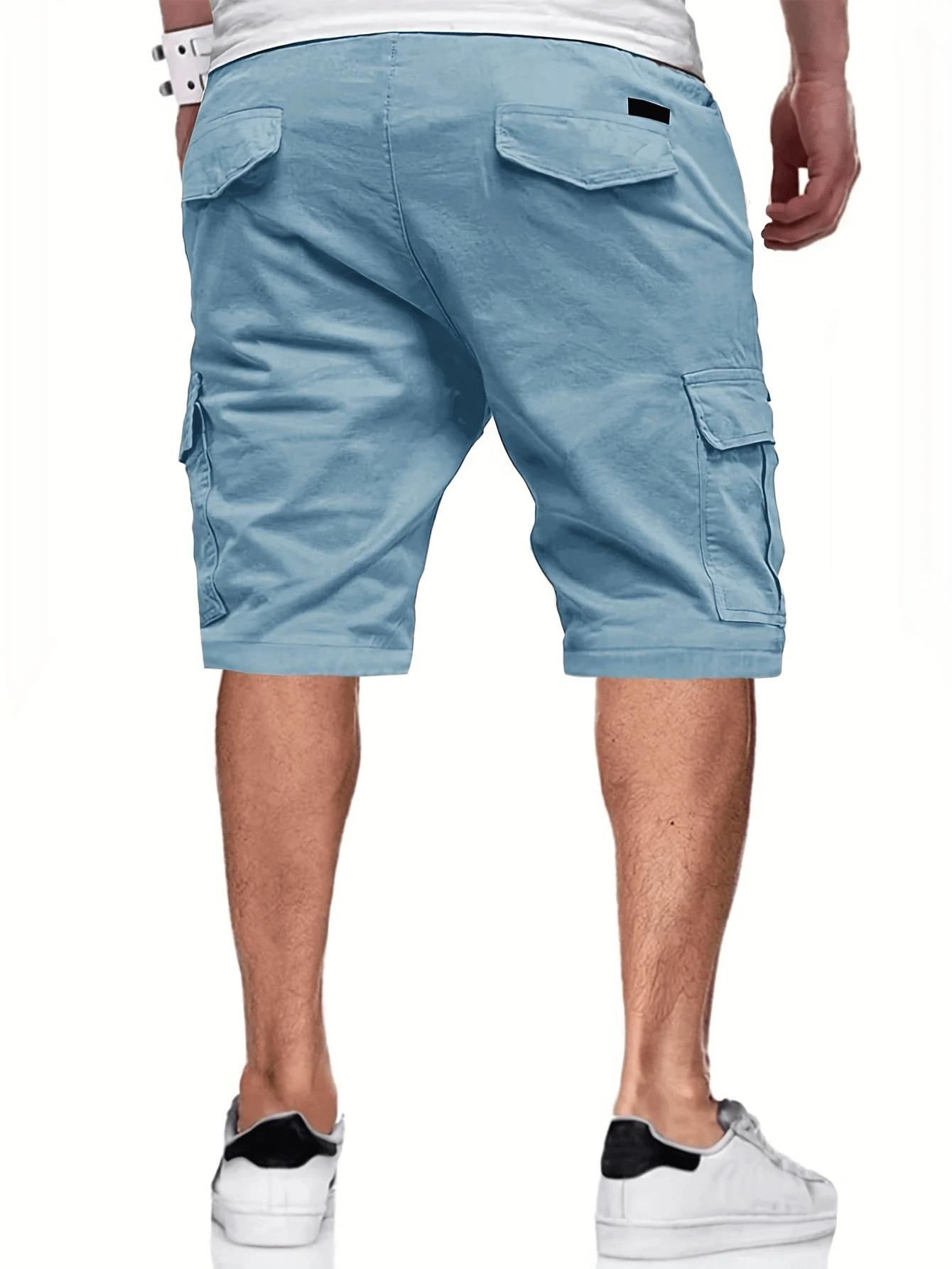 niebieski spodenki casual