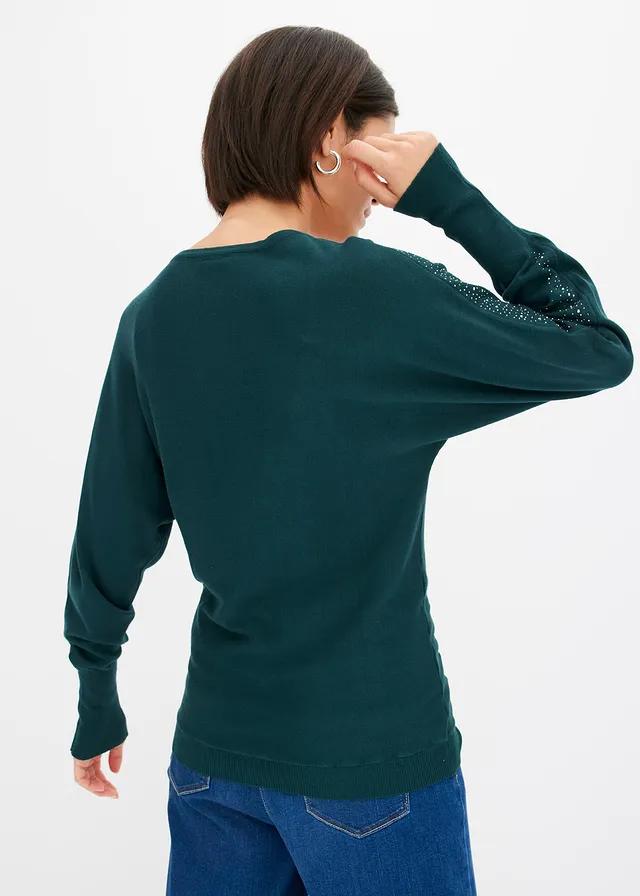 SWETER DAMSKI OKRĄGŁY DEKOLT 