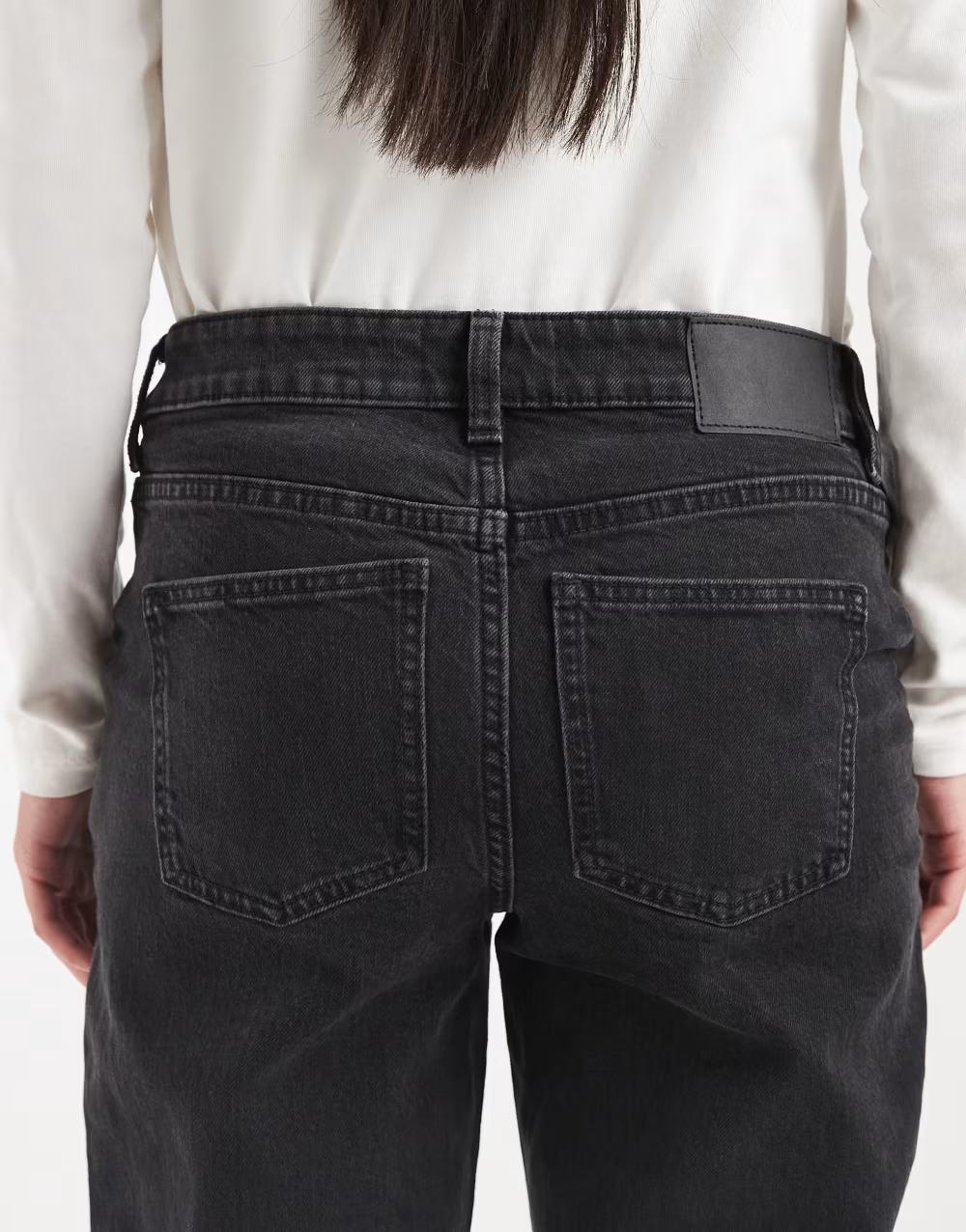 czarne proste spodnie ciążowe jeans