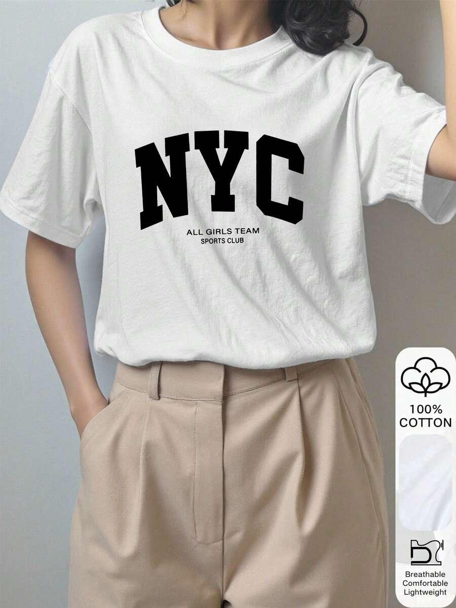 T-SHIRT Z NADRUKIEM