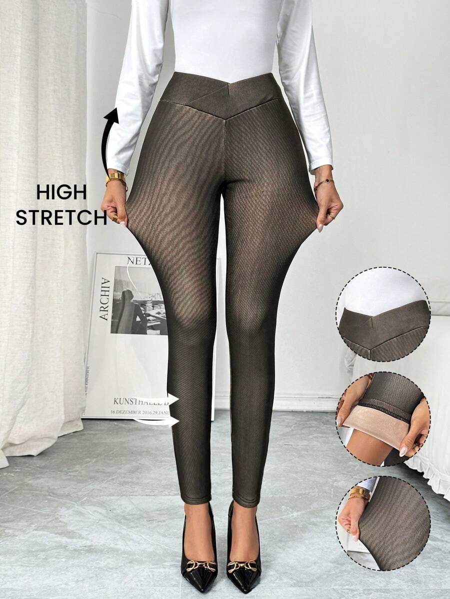 ocieplane legginsy asymetria