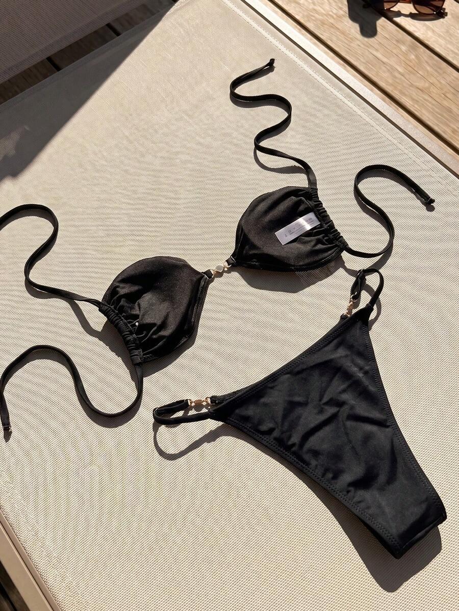CZARNY KOMPLET BIKINI