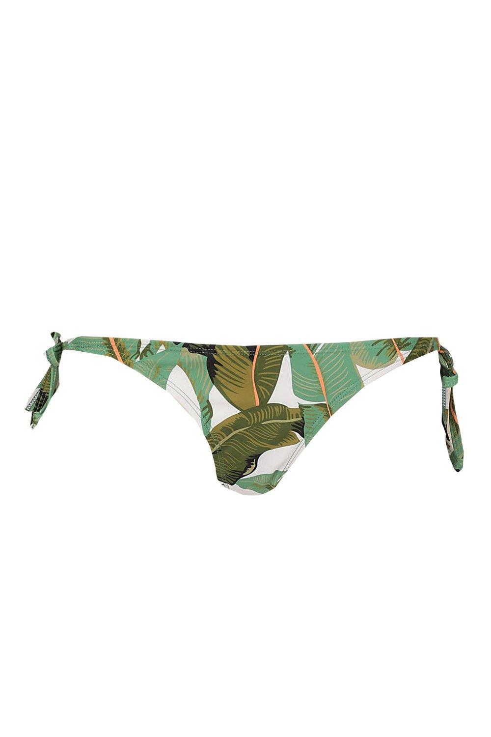 DÓŁ OD BIKINI WIĄZANIE TROPICAL PRINT