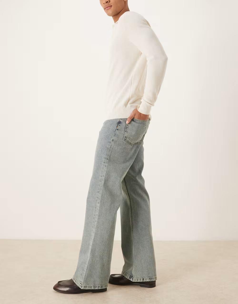 NIEBIESKIE SPODNIE JEANS