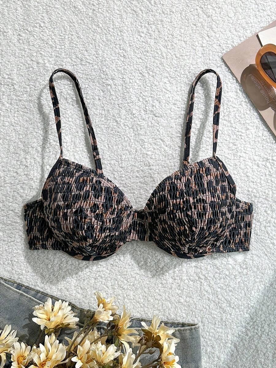 góra od bikini animal print