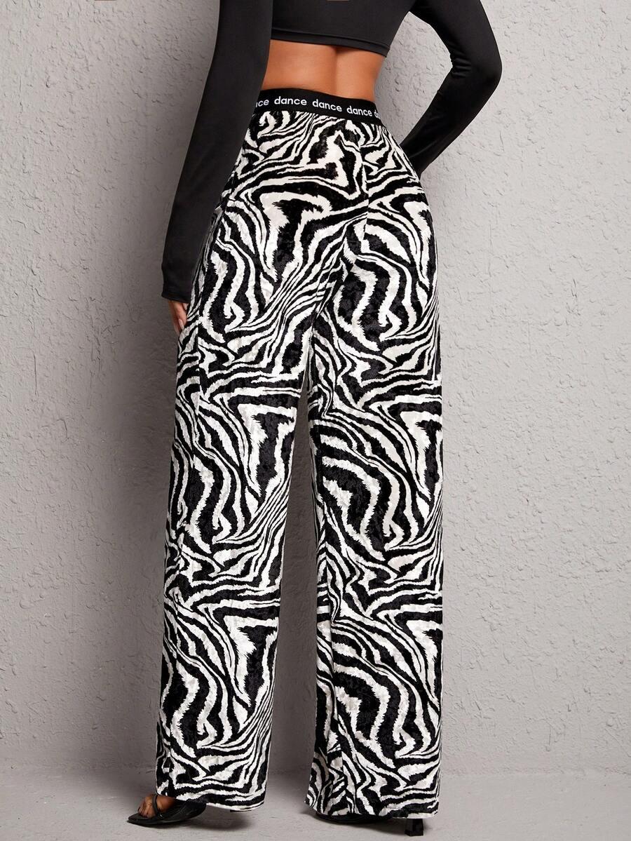 spodnie animal print
