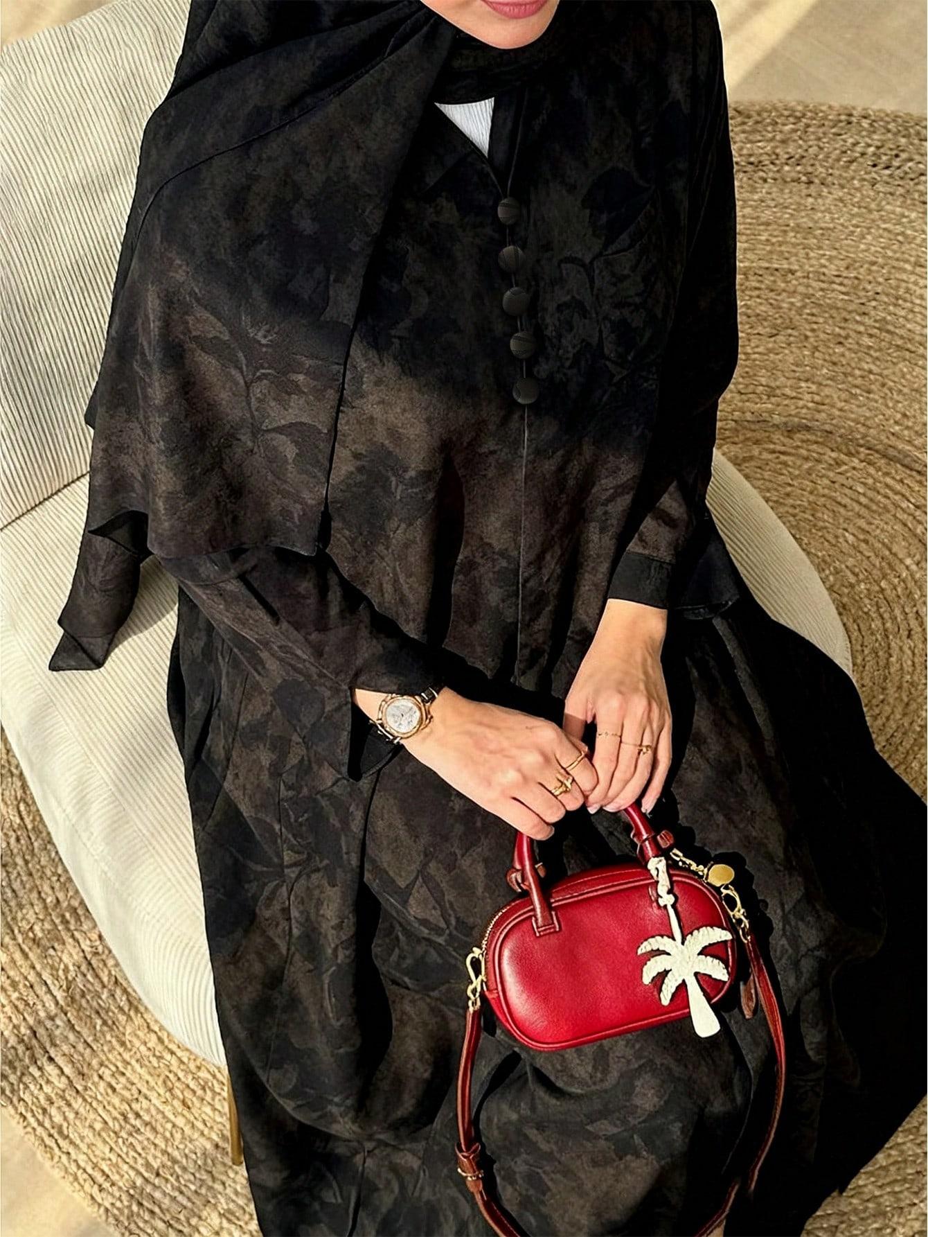maxi sukienka print moro