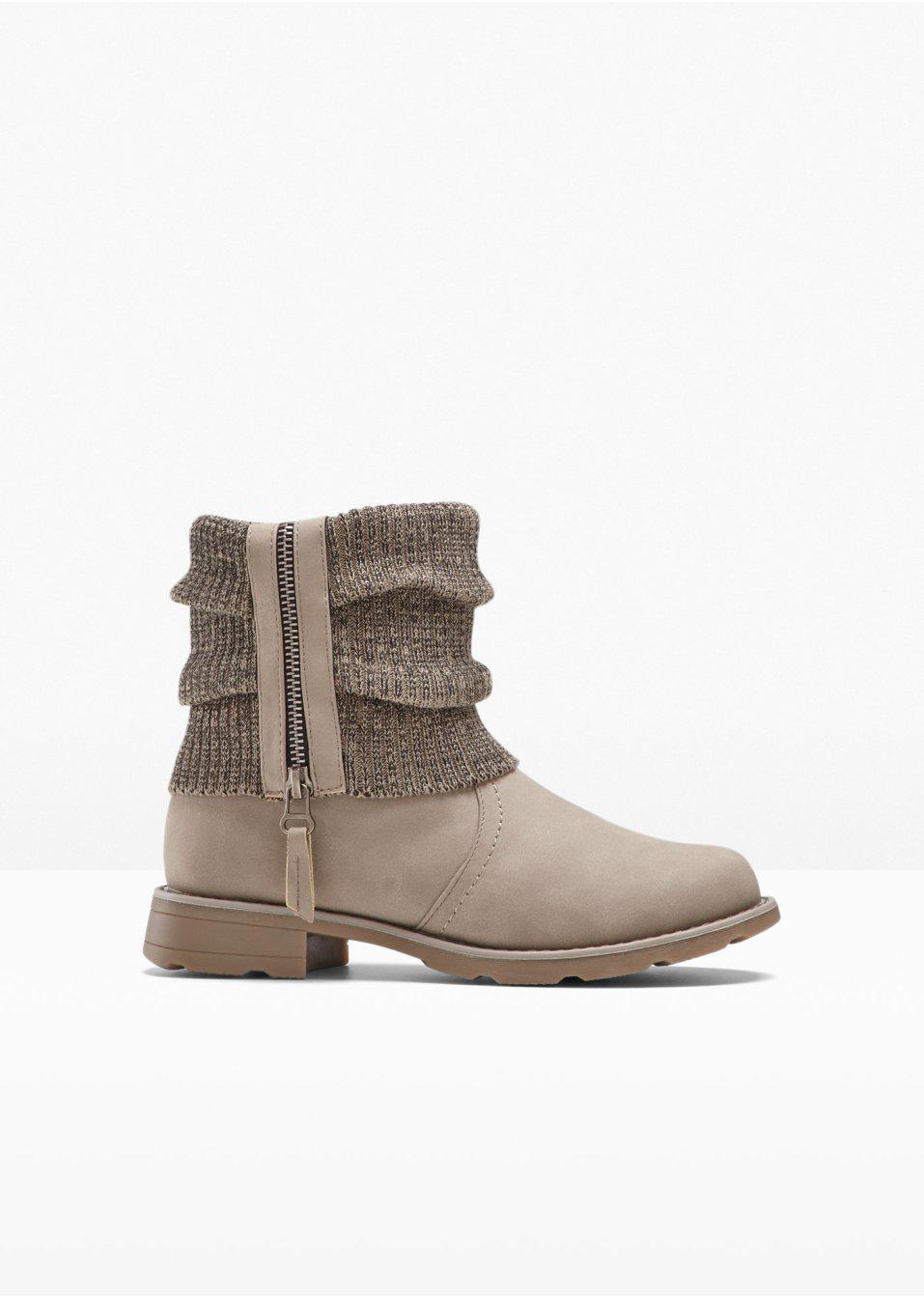 BUTY Z WKŁADKĄ DZIANINOWĄ
