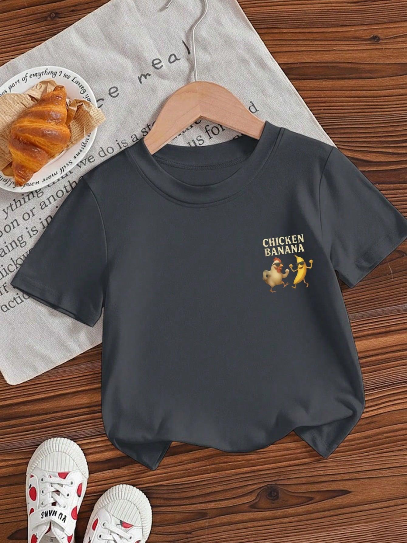 szary t-shirt nadruk