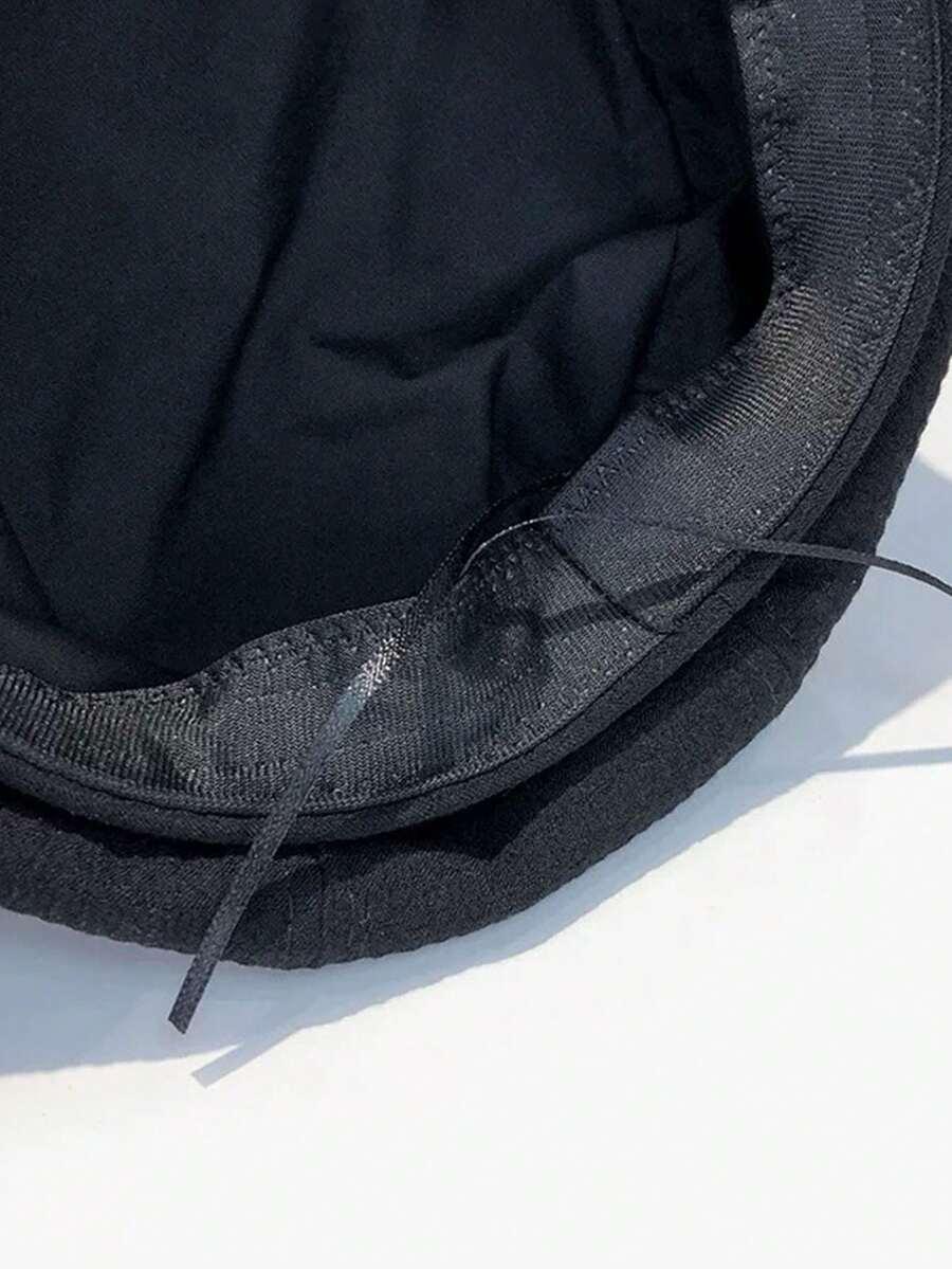 czarna czapka BERET