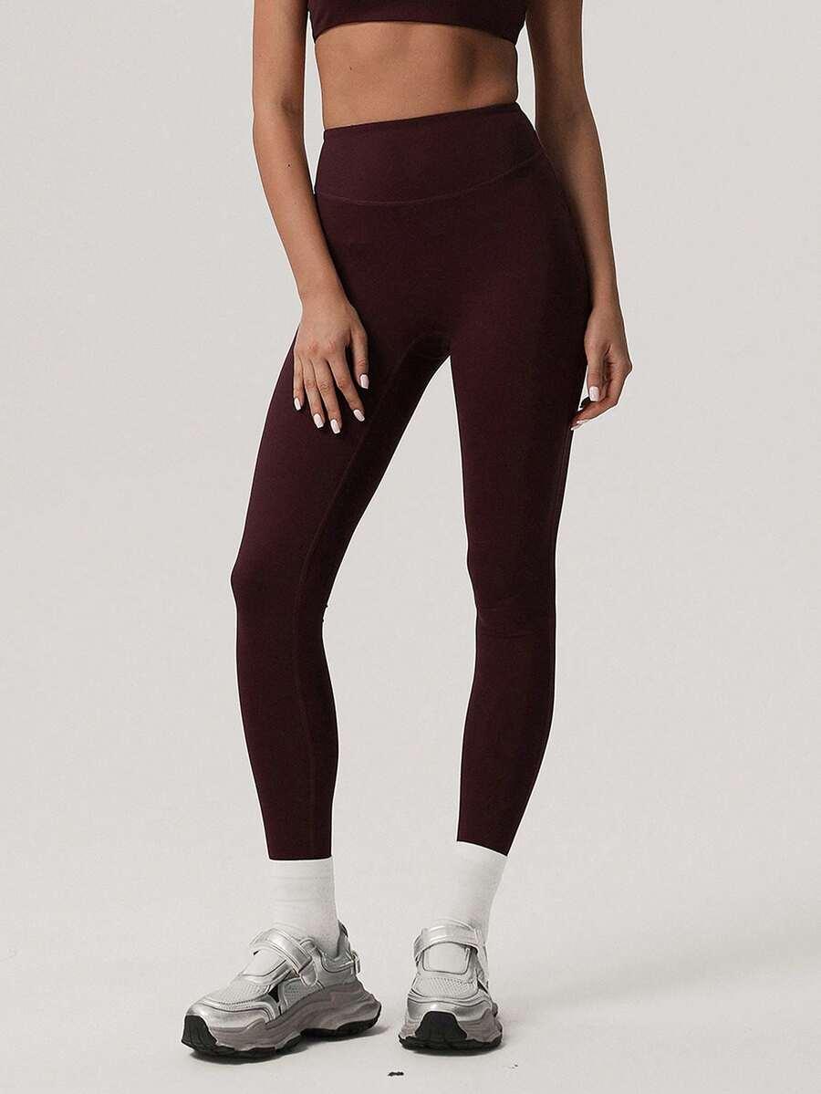 BORDOWE LEGGINSY WYSOKI STAN