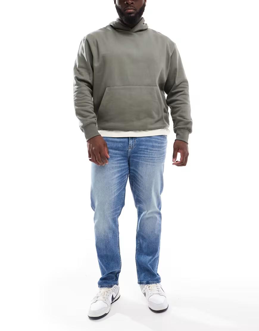 NIEBIESKIE SPODNIE JEANS